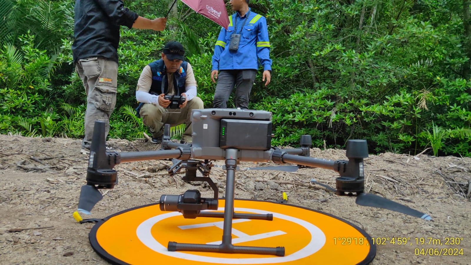 Drone-based carbon mapping
