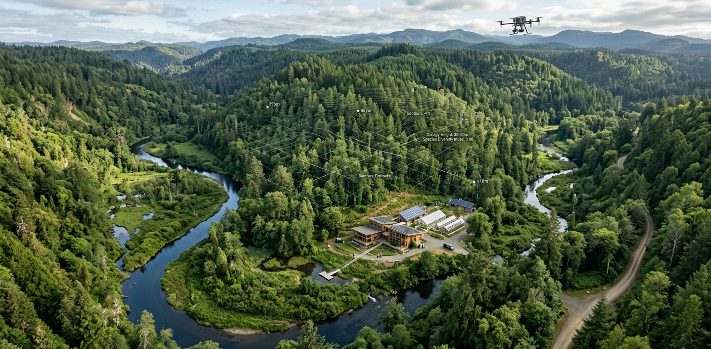 Forest canopy LiDAR analysis